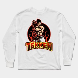 tekken fight tshirt Long Sleeve T-Shirt